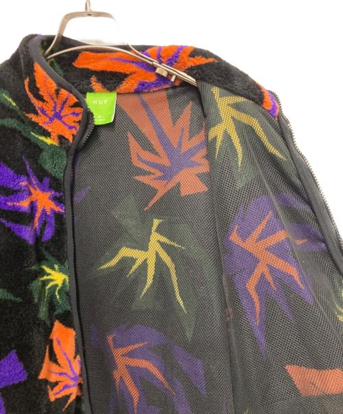 HUF（ハフ）HUF (ハフ) シェルパフリースジャケット ブラック サイズ:Ｍの古着・服飾アイテム