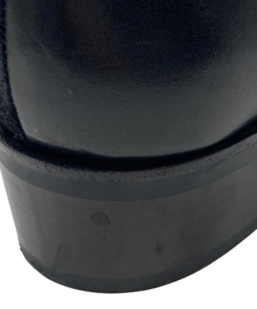 Y's（ワイズ）Y's (ワイズ) ダブルモンクストラップ フリンジシューズ ブラック サイズ:6の古着・服飾アイテム