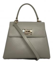FURLA（フルラ）の古着「1927 S TOP HANDLE ハンドバッグ」｜グレー