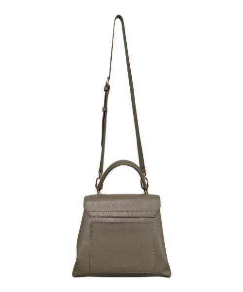 FURLA（フルラ）FURLA (フルラ) 1927 S TOP HANDLE ハンドバッグ グレーの古着・服飾アイテム
