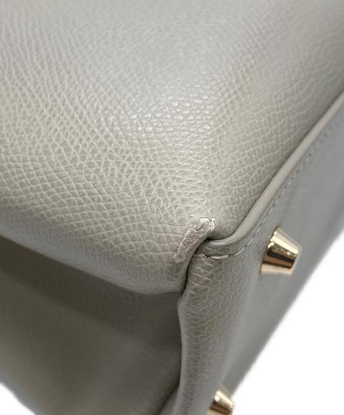 FURLA（フルラ）FURLA (フルラ) 1927 S TOP HANDLE ハンドバッグ グレーの古着・服飾アイテム