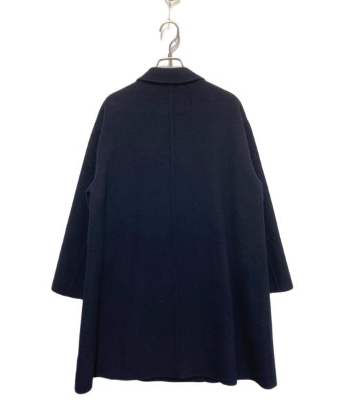 Spick and Span（スピック＆スパン）Spick and Span (スピックアンドスパン) W/Nyダブルブレストリバーコート ネイビー サイズ:36の古着・服飾アイテム