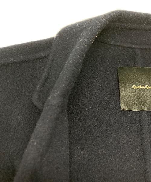 Spick and Span（スピック＆スパン）Spick and Span (スピックアンドスパン) W/Nyダブルブレストリバーコート ネイビー サイズ:36の古着・服飾アイテム