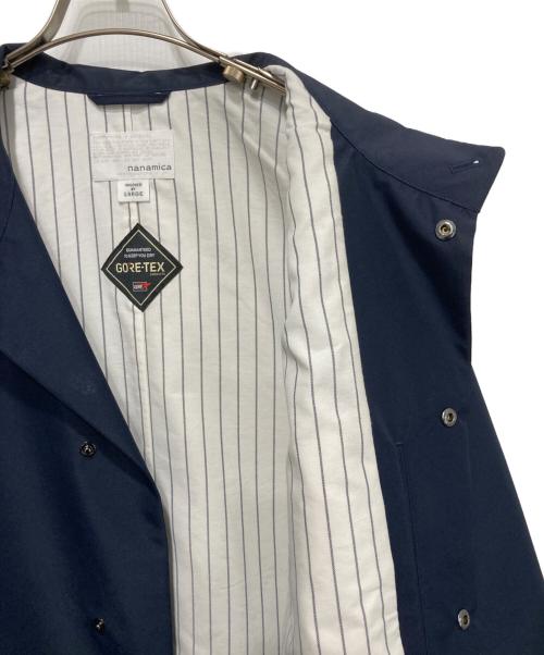 nanamica（ナナミカ）nanamica (ナナミカ) 2レイヤーゴアテックスシェルジャケット ネイビー サイズ:Lの古着・服飾アイテム