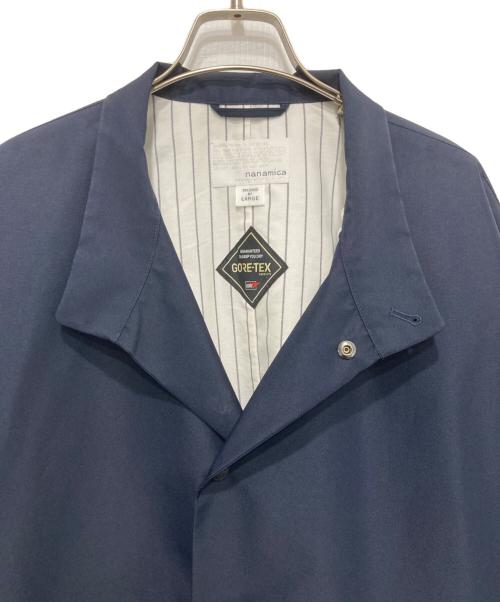 nanamica（ナナミカ）nanamica (ナナミカ) 2レイヤーゴアテックスシェルジャケット ネイビー サイズ:Lの古着・服飾アイテム