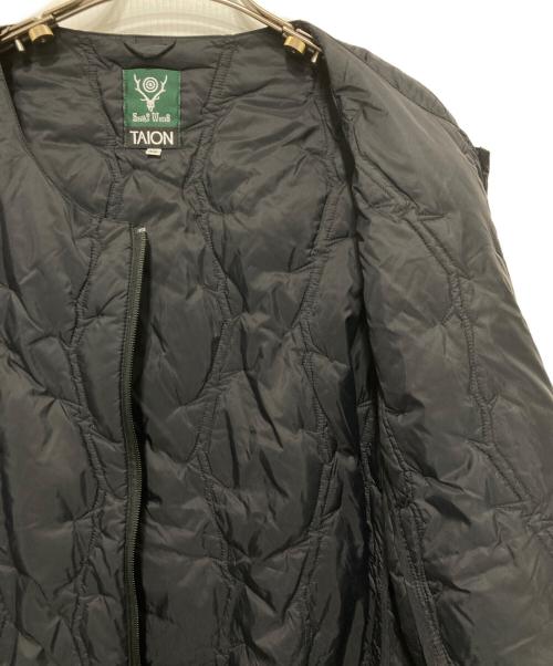 South2 West8（サウスツー ウエストエイト）South2 West8 (サウスツー ウエストエイト) TAION (タイオン) インナーダウンジャケット ブラック サイズ:XLの古着・服飾アイテム