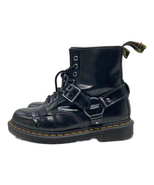 Dr.Martens（ドクターマーチン）Dr.Martens (ドクターマーチン) 1460 HARNESS 8 ホール ブーツ ブラック サイズ:UK7 / US8Mの古着・服飾アイテム