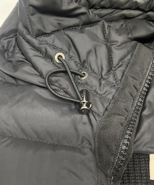 MONCLER（モンクレール）MONCLER (モンクレール) ニット切替 ダウンジャケット ブラック サイズ:Ｓの古着・服飾アイテム