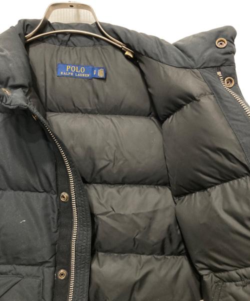 POLO RALPH LAUREN（ポロ・ラルフローレン）POLO RALPH LAUREN (ポロ・ラルフローレン) ダブルジップダウンベスト ブラック サイズ:Ｓの古着・服飾アイテム