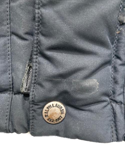 POLO RALPH LAUREN（ポロ・ラルフローレン）POLO RALPH LAUREN (ポロ・ラルフローレン) ダブルジップダウンベスト ブラック サイズ:Ｓの古着・服飾アイテム