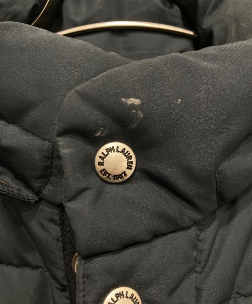 POLO RALPH LAUREN（ポロ・ラルフローレン）POLO RALPH LAUREN (ポロ・ラルフローレン) ダブルジップダウンベスト ブラック サイズ:Ｓの古着・服飾アイテム