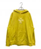 SUPREMEシュプリーム）の古着「クロスボックスロゴフーディー」｜イエロー