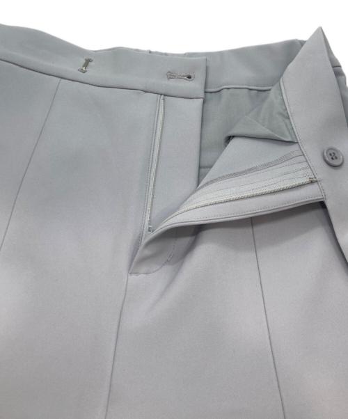 anuans（アニュアンス）anuans (アニュアンス) ダブルストレッチスリットフレアパンツ ブルー サイズ:Ｓの古着・服飾アイテム