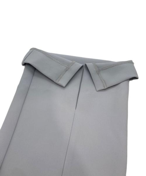 anuans（アニュアンス）anuans (アニュアンス) ダブルストレッチスリットフレアパンツ ブルー サイズ:Ｓの古着・服飾アイテム