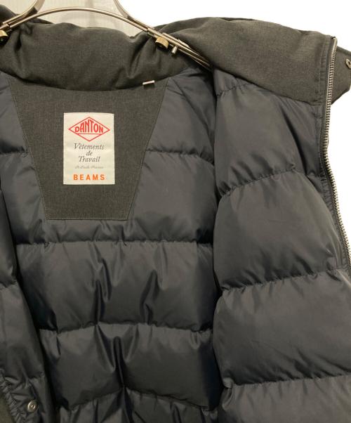 DANTON（ダントン）DANTON (ダントン) BEAMS (ビームス) 別注 Down Army Hooded Jacket ブラック サイズ:Ｍの古着・服飾アイテム