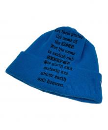 SUPREME×New Era（シュプリーム×ニューエラ）の古着「Psalm Beanie」｜ブルー