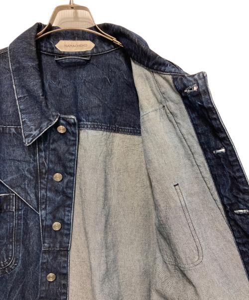 NAMACHEKO（ナマチェコ）NAMACHEKO (ナマチェコ) デニムカバーオール インディゴ サイズ:Lの古着・服飾アイテム
