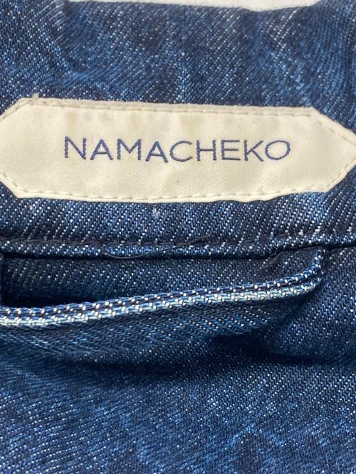 NAMACHEKO（ナマチェコ）NAMACHEKO (ナマチェコ) デニムカバーオール インディゴ サイズ:Lの古着・服飾アイテム