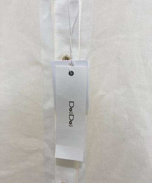 DOUDOU（ドゥドゥ）DOUDOU (ドゥドゥ) リネンスピンドルシャツ ホワイト サイズ:Ｆの古着・服飾アイテム