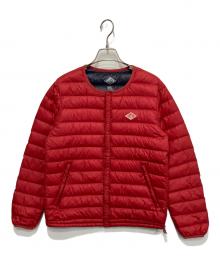 DANTON（ダントン）の古着「薄く軽いインナーダウンジャケット」｜レッド