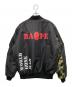 A BATHING APE (ア ベイシング エイプ) BAPE STENCIL LOOSE FIT MA-1 ブラック サイズ:L：25000円