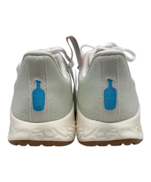 NEW BALANCE（ニューバランス）NEW BALANCE (ニューバランス) Blue Bottle Coffee (ブルーボトルコーヒー) ローカットスニーカー ホワイト×ブルー サイズ:27.5㎝の古着・服飾アイテム