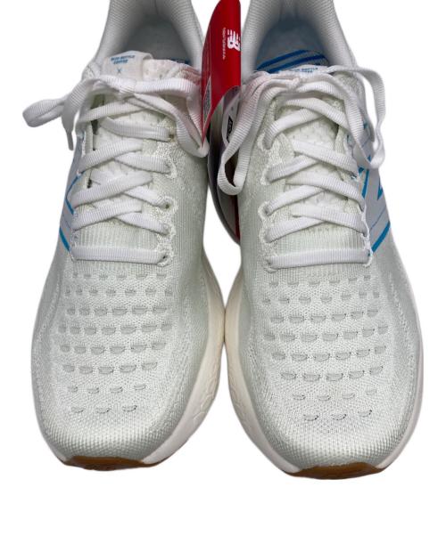 NEW BALANCE（ニューバランス）NEW BALANCE (ニューバランス) Blue Bottle Coffee (ブルーボトルコーヒー) ローカットスニーカー ホワイト×ブルー サイズ:27.5㎝の古着・服飾アイテム