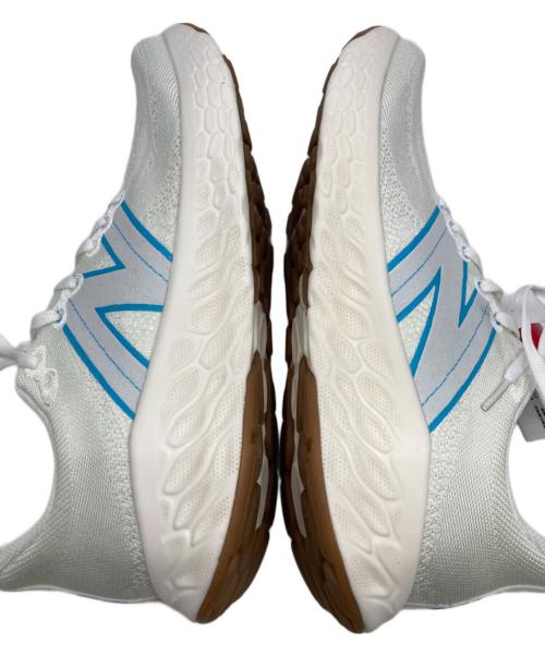NEW BALANCE（ニューバランス）NEW BALANCE (ニューバランス) Blue Bottle Coffee (ブルーボトルコーヒー) ローカットスニーカー ホワイト×ブルー サイズ:27.5㎝の古着・服飾アイテム