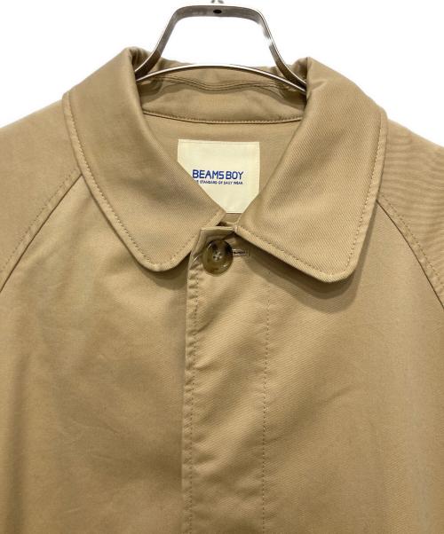 BEAMS BOY（ビームスボーイ）BEAMS BOY (ビームスボーイ) ステンカラーコート ベージュ サイズ:FREEの古着・服飾アイテム