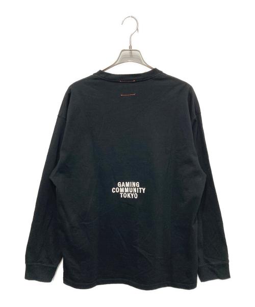 VAULTROOM（ボルトルーム）VAULTROOM (ボルトルーム) アーチロゴビッグロングスリーブTシャツ ブラック サイズ:Lの古着・服飾アイテム