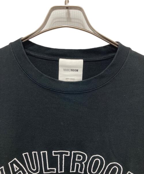 VAULTROOM（ボルトルーム）VAULTROOM (ボルトルーム) アーチロゴビッグロングスリーブTシャツ ブラック サイズ:Lの古着・服飾アイテム