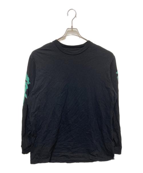 SUPREME（シュプリーム）Supreme (シュプリーム) レーシングインターシャL/Sトップ ブラック サイズ:Lの古着・服飾アイテム