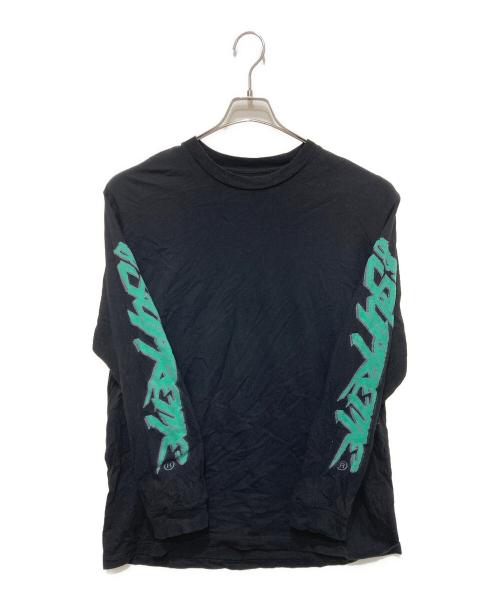 SUPREME（シュプリーム）Supreme (シュプリーム) レーシングインターシャL/Sトップ ブラック サイズ:Lの古着・服飾アイテム