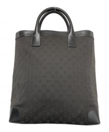 GUCCI（グッチ）の古着「GGキャンバストートバッグ」｜ブラック