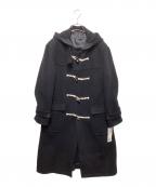 23区ニジュウサンク）の古着「ヘリンボーン ダッフルコート」｜ネイビーブラック(ネイビー系)