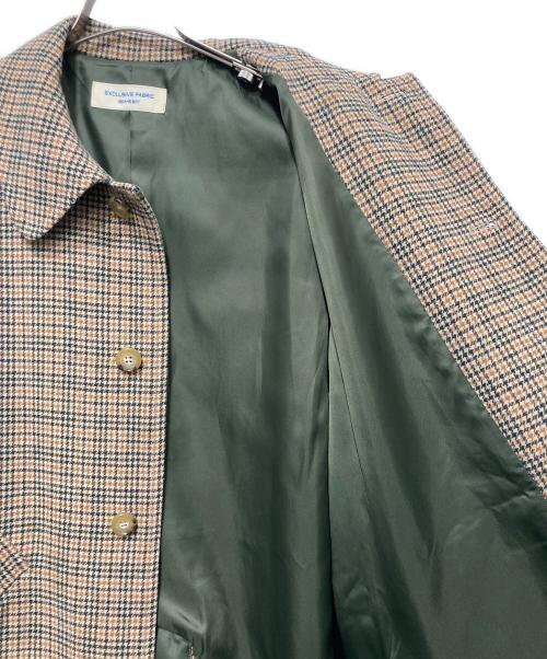 BEAMS BOY（ビームスボーイ）BEAMS BOY (ビームスボーイ) ガンクラブ チェックコート ベージュ サイズ:FREEの古着・服飾アイテム