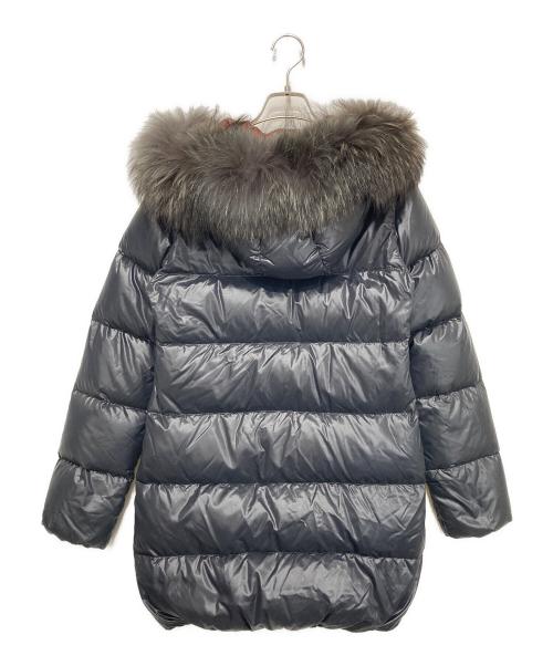 DUVETICA（デュベティカ）DUVETICA (デュベティカ) ファー付ダウンコート ネイビー サイズ:42の古着・服飾アイテム