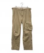 POLO RALPH LAURENポロ・ラルフローレン）の古着「ヘリンボーンカーゴパンツ」｜ベージュ