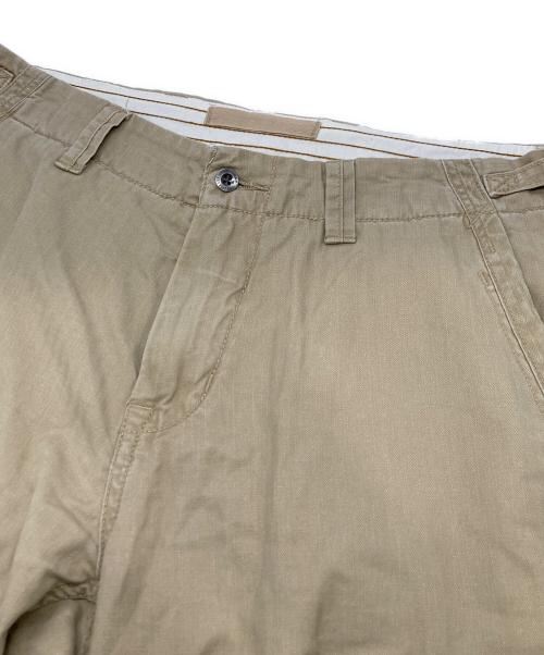 POLO RALPH LAUREN（ポロ・ラルフローレン）POLO RALPH LAUREN (ポロ・ラルフローレン) ヘリンボーンカーゴパンツ ベージュ サイズ:34/32の古着・服飾アイテム