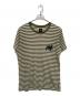 stussy（ステューシー）の古着「ボーダーTシャツ」｜グリーン×アイボリー