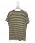 stussy (ステューシー) ボーダーTシャツ グリーン×アイボリー サイズ:S：5000円