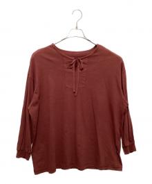 nest Robe（ネストローブ）の古着「天竺スキッパープルオーバー」｜レッド