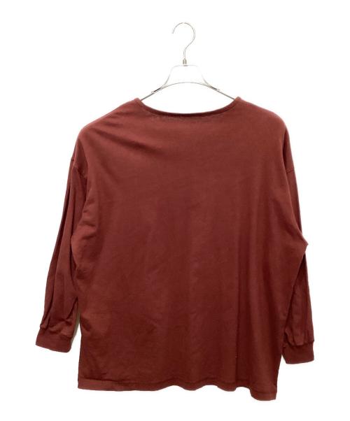 nest Robe（ネストローブ）nest Robe (ネストローブ) 天竺スキッパープルオーバー レッド サイズ:Fの古着・服飾アイテム