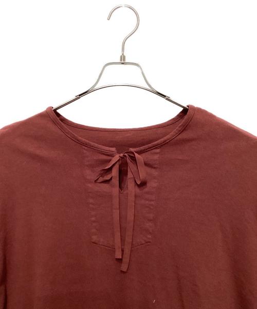 nest Robe（ネストローブ）nest Robe (ネストローブ) 天竺スキッパープルオーバー レッド サイズ:Fの古着・服飾アイテム