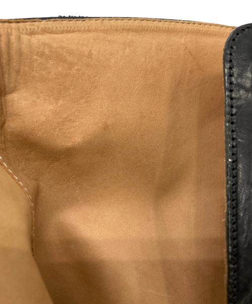 MARGARET HOWELL idea（マーガレット ハウエル アイディア）MARGARET HOWELL idea (マーガレット ハウエル アイディア) サイドジップ ロングレザーブーツ ブラック サイズ:24 1/2の古着・服飾アイテム