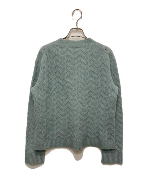 theory luxe（セオリーリュクス）theory luxe (セオリーリュクス) ケーブルニット ブルー サイズ:38の古着・服飾アイテム