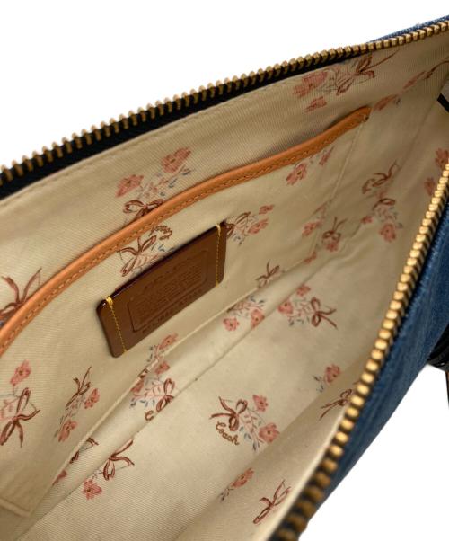 COACH（コーチ）COACH (コーチ) デニムショルダーバッグ ブルー サイズ:なしの古着・服飾アイテム