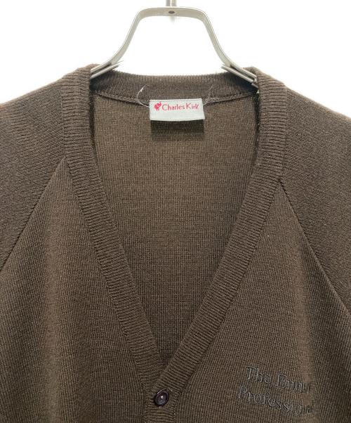 Charles Kirk（チャールズ カーク）Charles Kirk (チャールズ カーク) ENNOY (エンノイ) Button Cardigan ブラウン サイズ:Lの古着・服飾アイテム