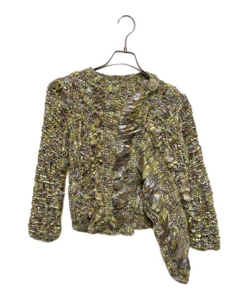 HaaT（ハート）Haat (ハート) アシンメトリージャケット グリーン サイズ:2の古着・服飾アイテム