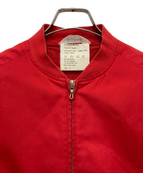 digawel（ディガウェル）digawel (ディガウェル) ポリコットンブルゾン レッド サイズ:1の古着・服飾アイテム
